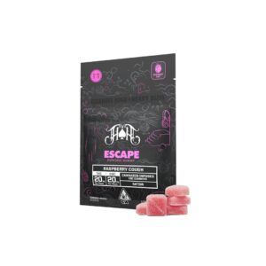Raspberry Cough Escape CBC Euphoric Gummies 100mg